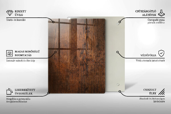 Skleněná krájecí deska Vánoční dekorace