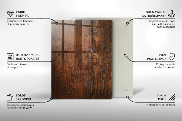 Skleněná krájecí deska Vánoční dekorace