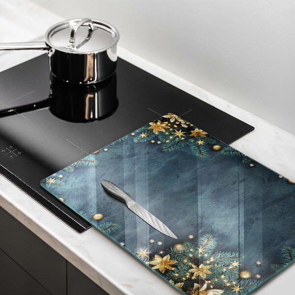 Skleněná krájecí deska Vánoční dekorace