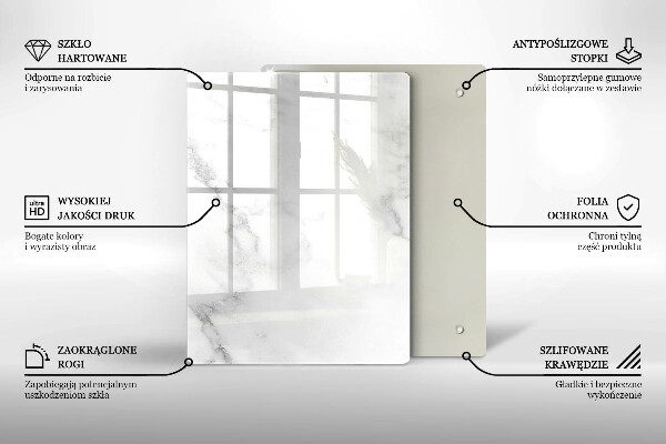 Skleněná krájecí deska Kávová zrna