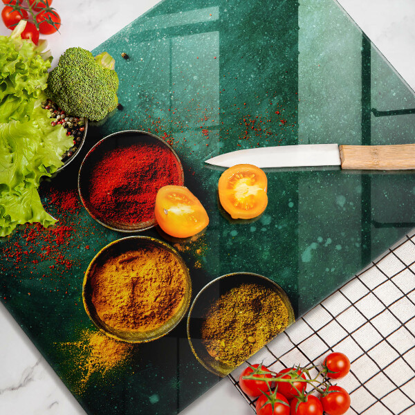 Skleněná krájecí deska Orientální koření