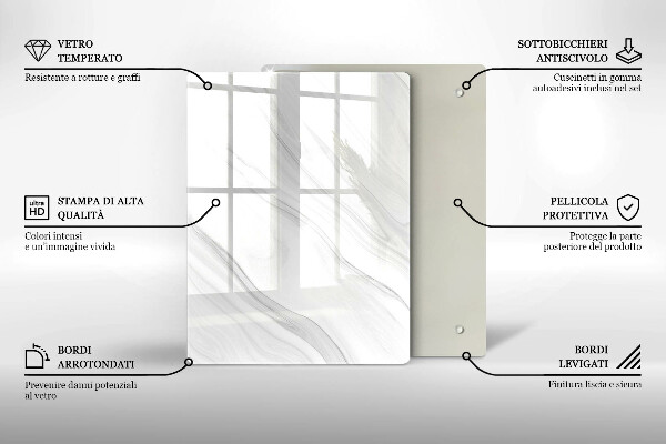 Skleněná krájecí deska Orientální koření