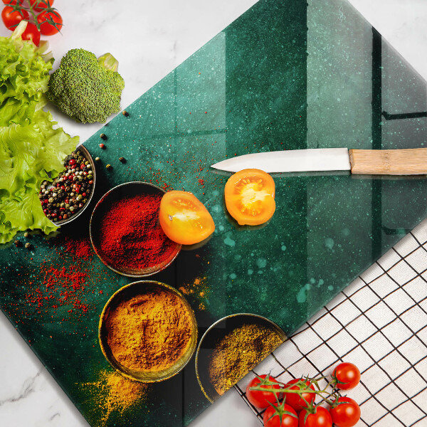 Skleněná krájecí deska Orientální koření