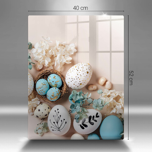 Skleněná krájecí deska Velikonoční dekorace