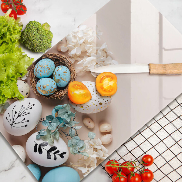 Skleněná krájecí deska Velikonoční dekorace