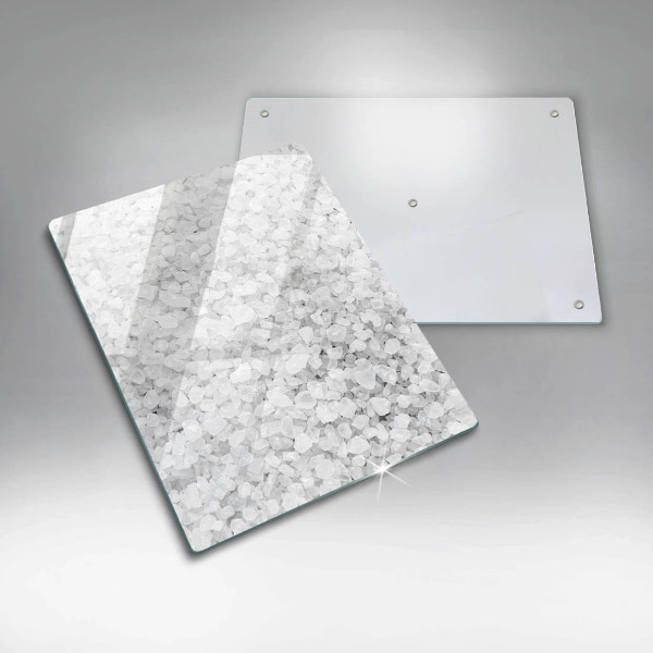 Skleněná krájecí deska Krystaly soli