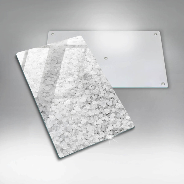 Skleněná krájecí deska Krystaly soli