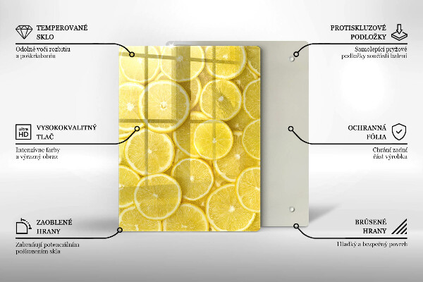 Skleněná krájecí deska Barevné bonbóny