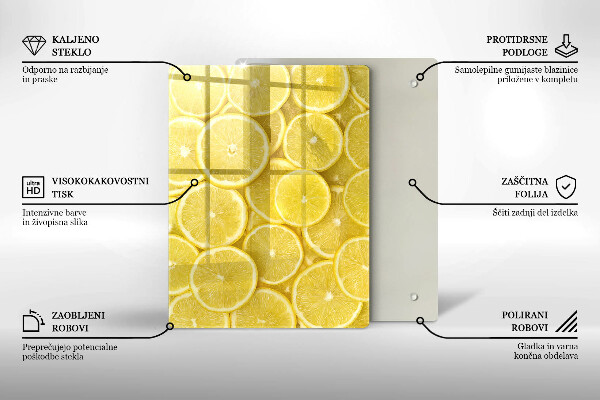 Skleněná krájecí deska Barevné bonbóny