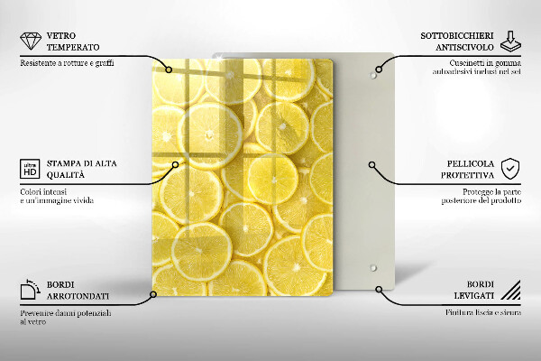 Skleněná krájecí deska Barevné bonbóny
