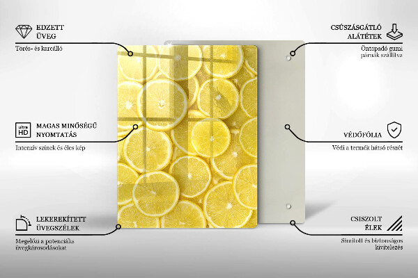Skleněná krájecí deska Barevné bonbóny