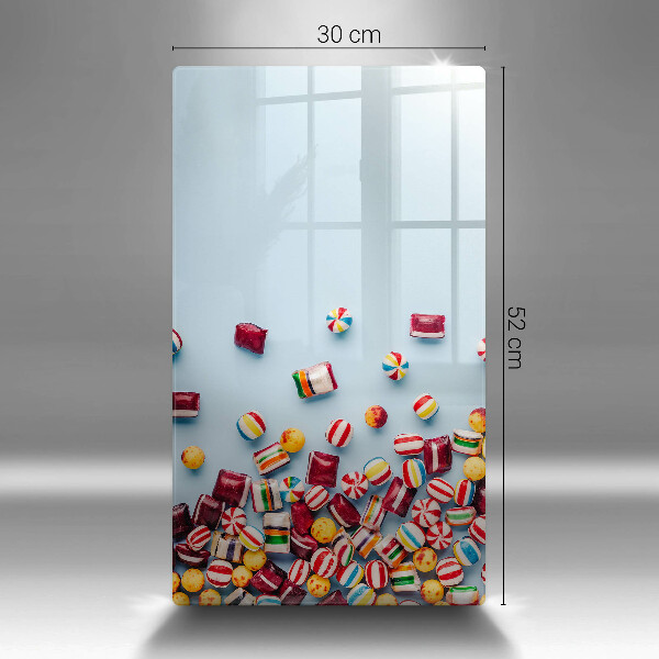 Skleněná krájecí deska Barevné bonbóny