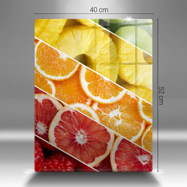 Skleněná deska do kuchyně Barevné ovoce