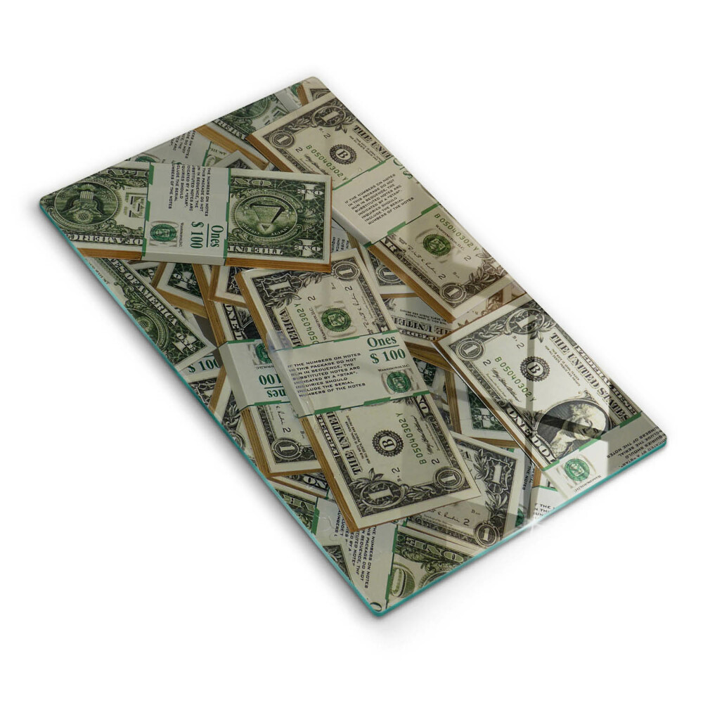 Skleněná deska do kuchyně Peníze dolary