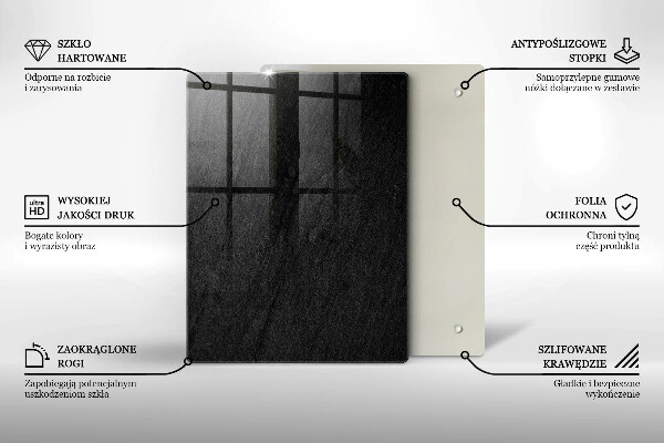 Skleněná deska do kuchyně Kreslené citrony