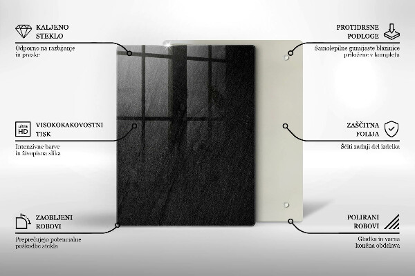 Skleněná deska do kuchyně Kreslené citrony