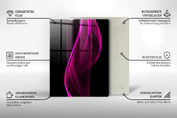 Skleněná deska do kuchyně Italské přísady a koření