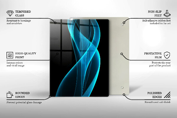 Skleněná deska do kuchyně Detailní záběr třešní