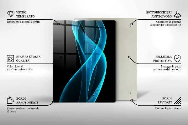 Skleněná deska do kuchyně Detailní záběr třešní