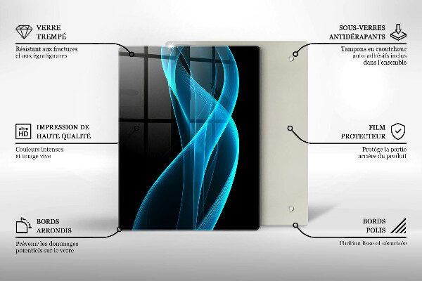 Skleněná deska do kuchyně Detailní záběr třešní