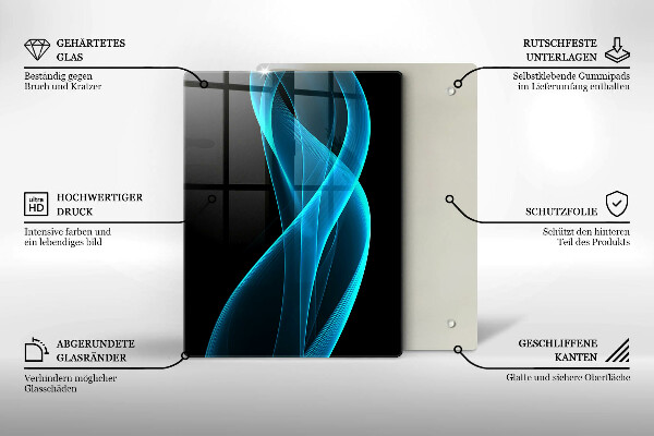 Skleněná deska do kuchyně Detailní záběr třešní