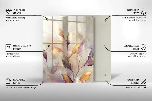 Skleněná deska do kuchyně Zelenina na stole