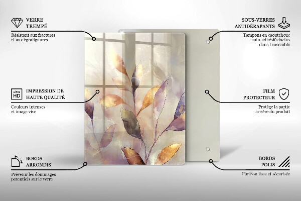 Skleněná deska do kuchyně Zelenina na stole