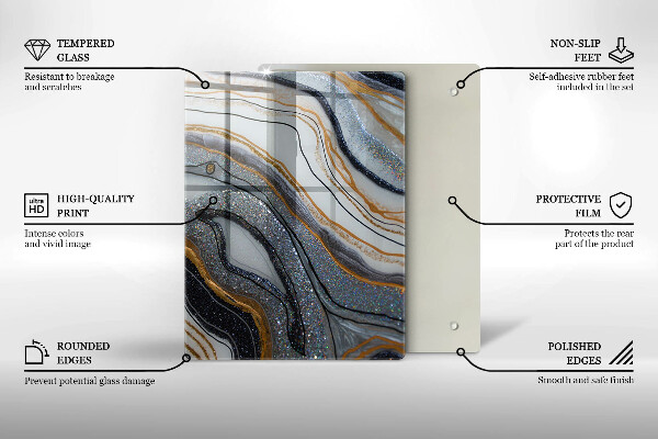 Skleněná deska do kuchyně Šťavnaté citrony