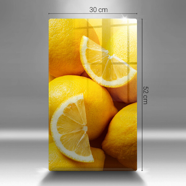 Skleněná deska do kuchyně Šťavnaté citrony