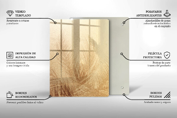 Skleněná deska do kuchyně Ořechy na bílém pozadí