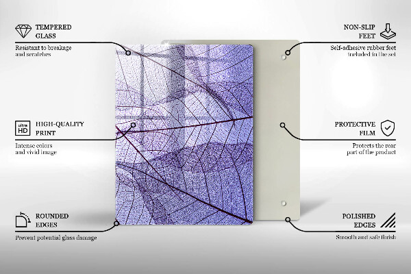 Skleněná deska do kuchyně Zelenina a koření
