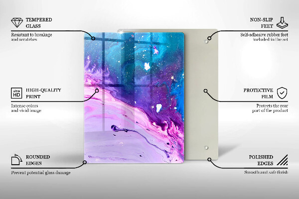 Skleněná deska do kuchyně Zelené ovoce a zelenina