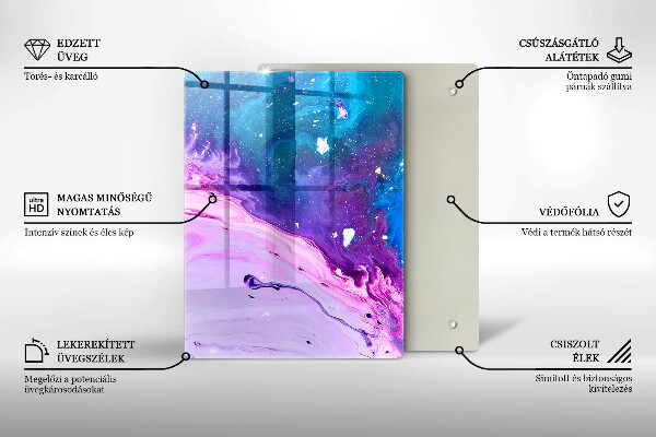 Skleněná deska do kuchyně Zelené ovoce a zelenina