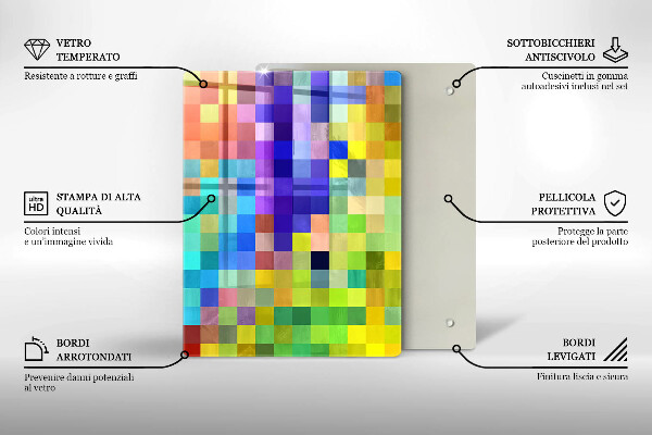 Skleněná deska do kuchyně Ilustrace monstera listy