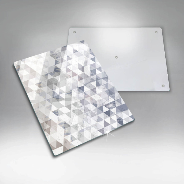 Skleněná deska do kuchyně Vzor trojúhelníků