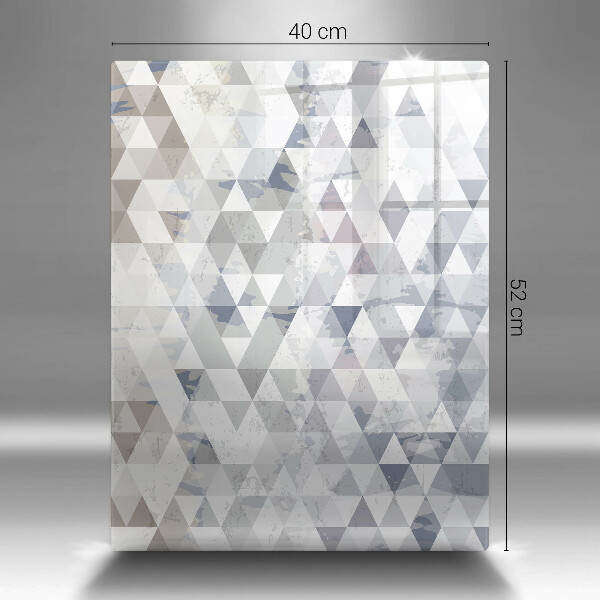 Skleněná deska do kuchyně Vzor trojúhelníků