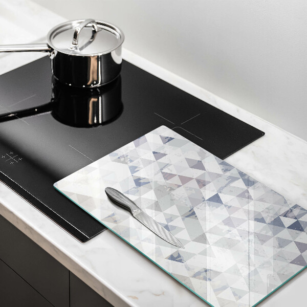 Skleněná deska do kuchyně Vzor trojúhelníků