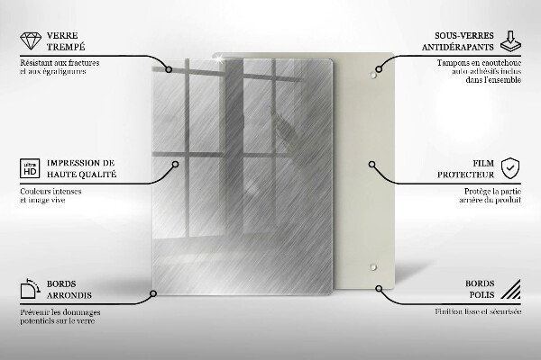 Skleněná deska do kuchyně Vzor trojúhelníků