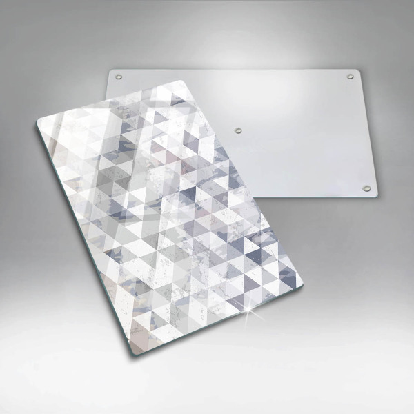 Skleněná deska do kuchyně Vzor trojúhelníků