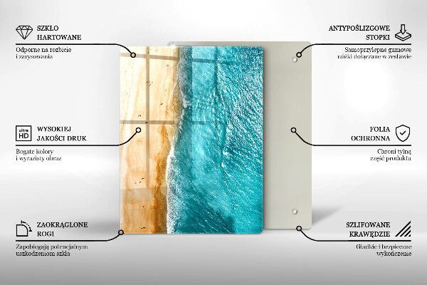 Skleněná krájecí deska Moderní kompozice