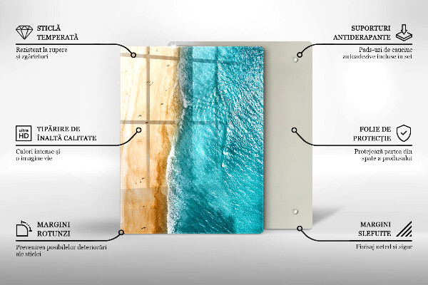 Skleněná krájecí deska Moderní kompozice