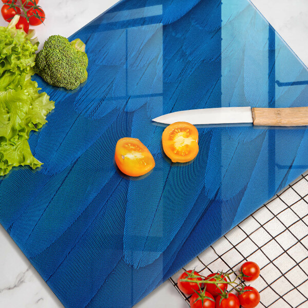 Skleněná deska do kuchyně Ptačí peří