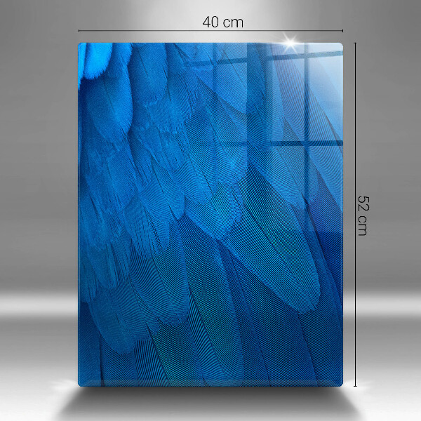 Skleněná deska do kuchyně Ptačí peří