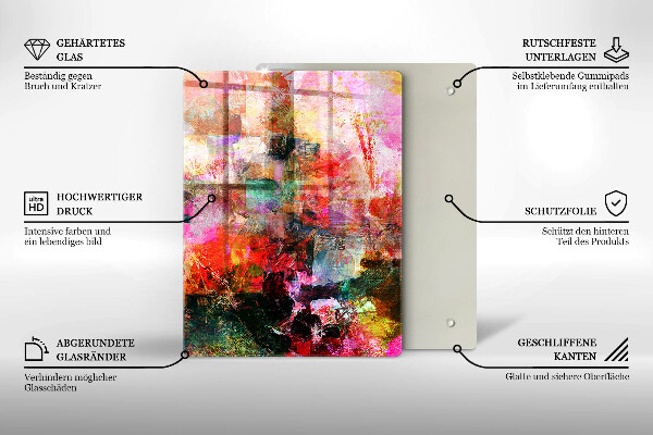 Skleněná deska do kuchyně Vzor bezešvé zátky na víno