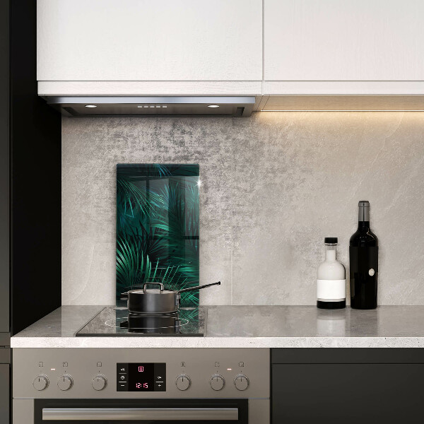 Skleněná krájecí deska Listy divoké džungle