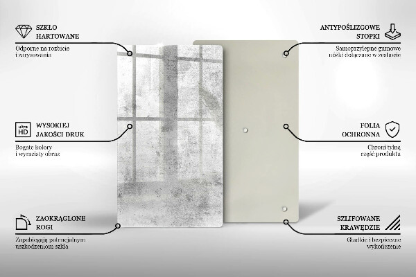 Skleněná krájecí deska Betonová textura