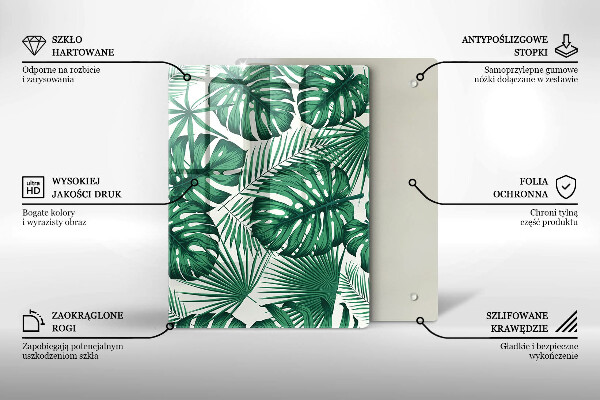 Skleněná krájecí deska Betonová textura