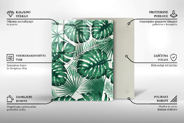 Skleněná krájecí deska Betonová textura