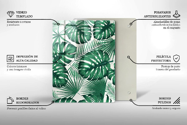 Skleněná krájecí deska Betonová textura