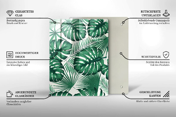 Skleněná krájecí deska Betonová textura